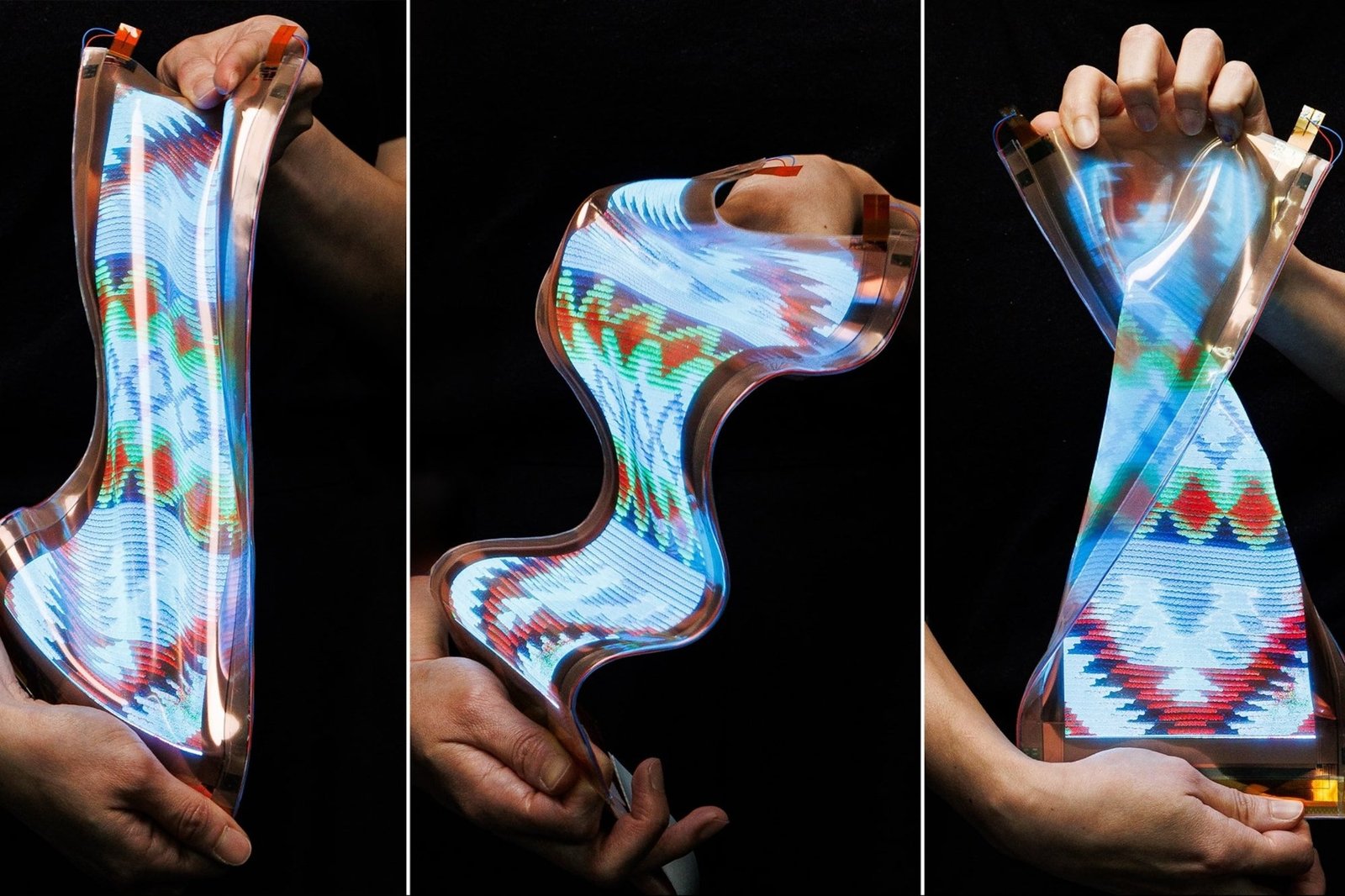 LG's flexible screen bends, twists and stretches in color | Businessman